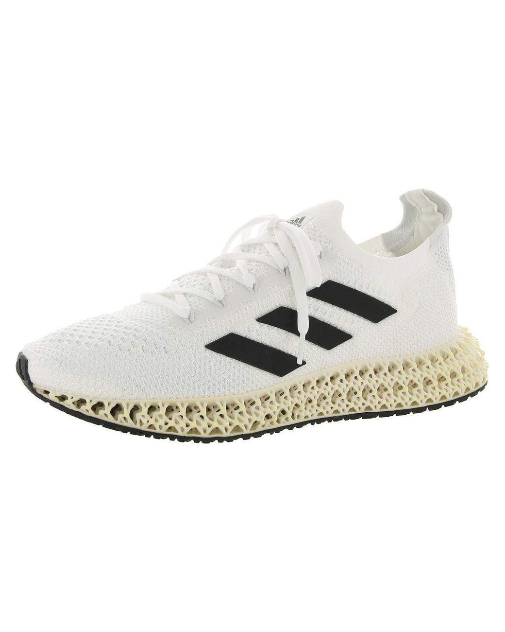 adidas 4 Forward Knit Trainers Running Shoes in White for Men Lyst