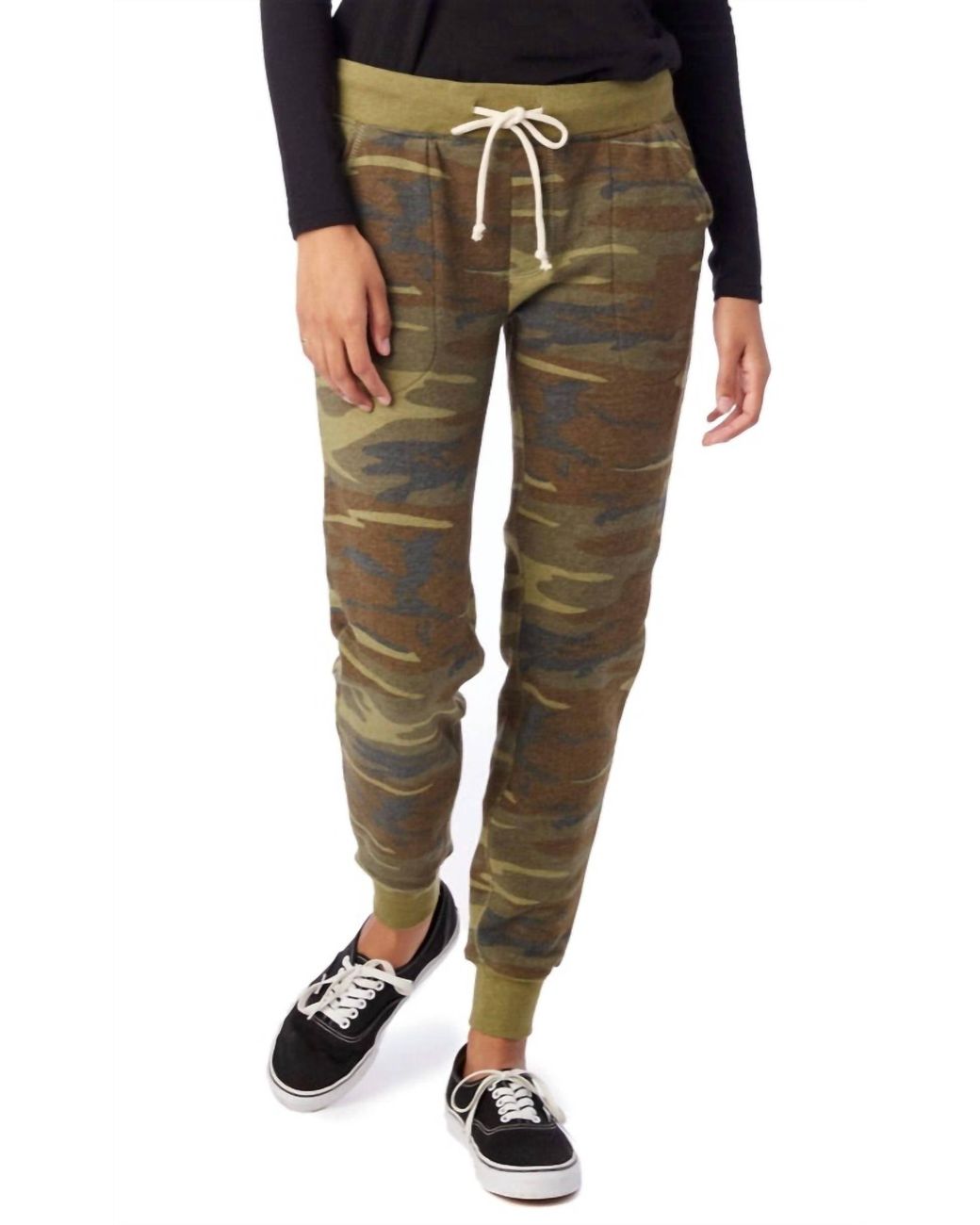 Alternative Apparel Fleece Jogger Pant In Camo in Green Lyst