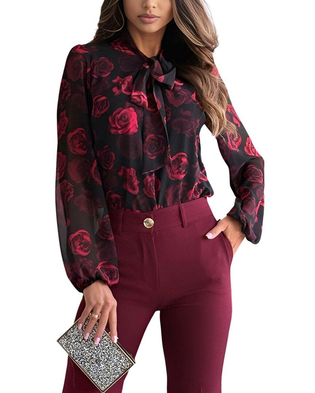 Orniya Red Blouse