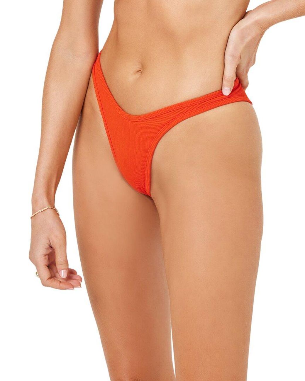 LSPACE Orange Dominic Bottom Bitsy