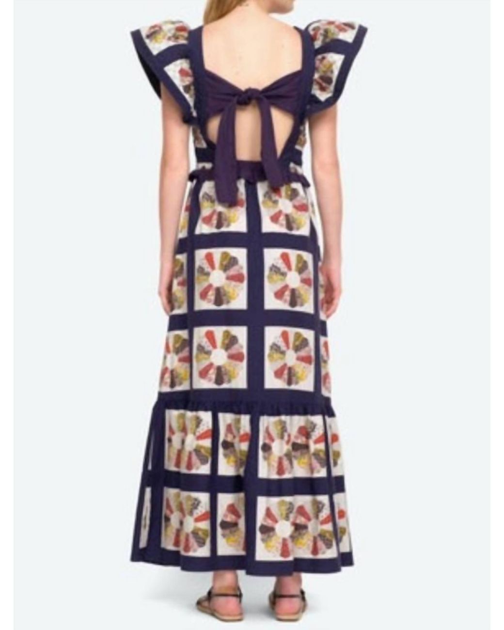 Sea Pippin Patchwork Smocked Apron Dress Lyst