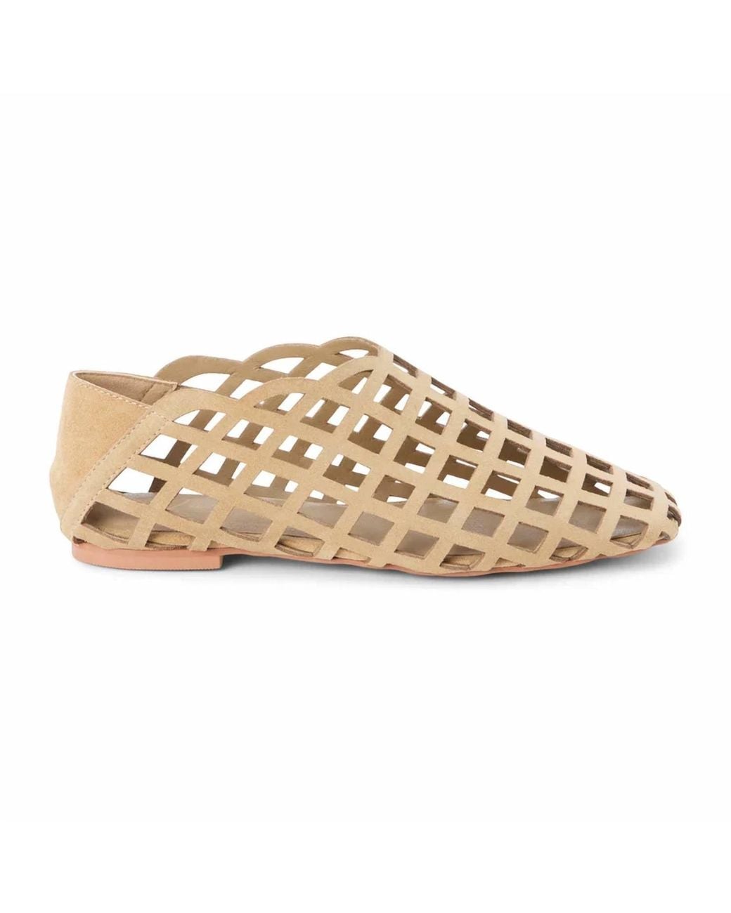 Matisse Natural Cooper Leather Flats