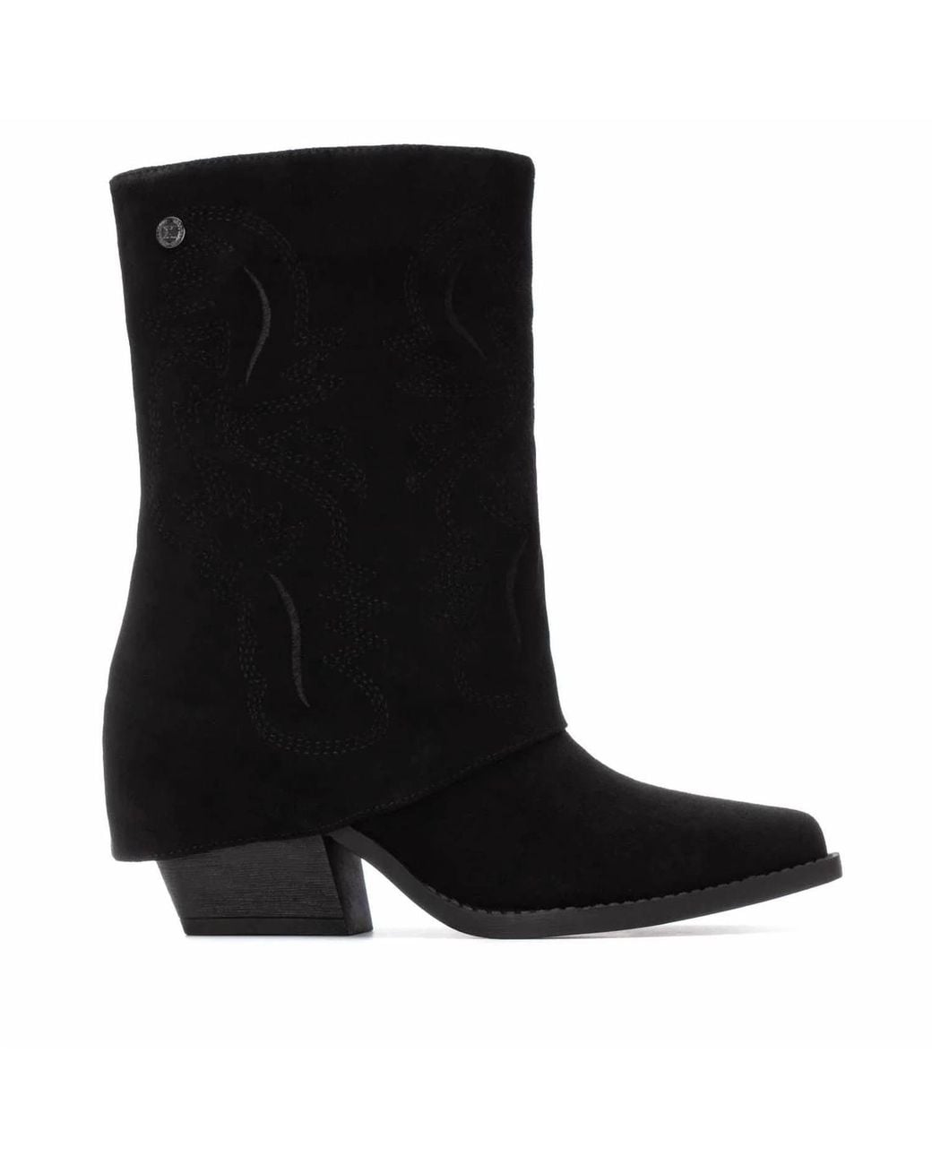 Xti Black Ankle Booties