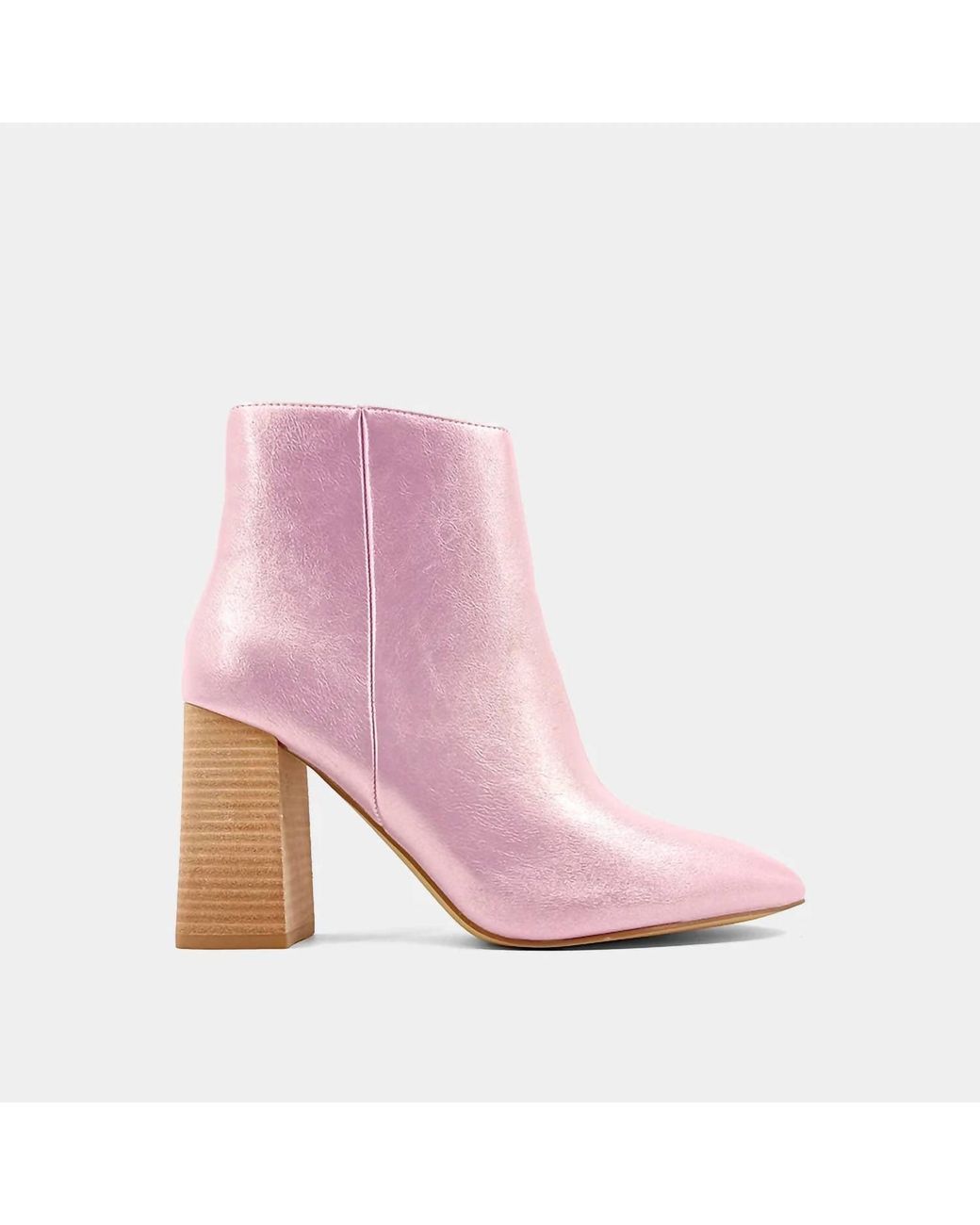 Shu Shop Pink Veronica Bootie