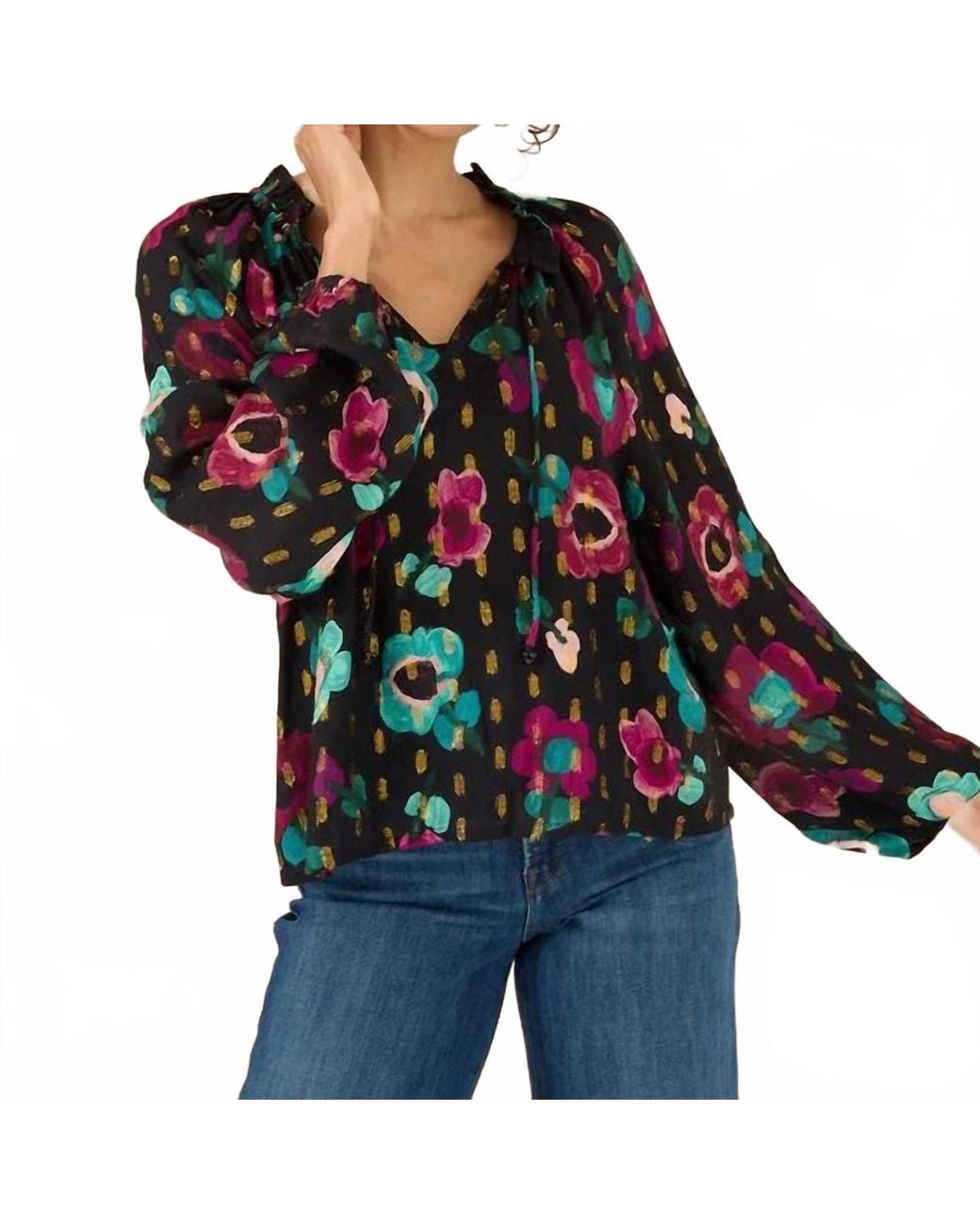 Alivia Red The Ashley Top
