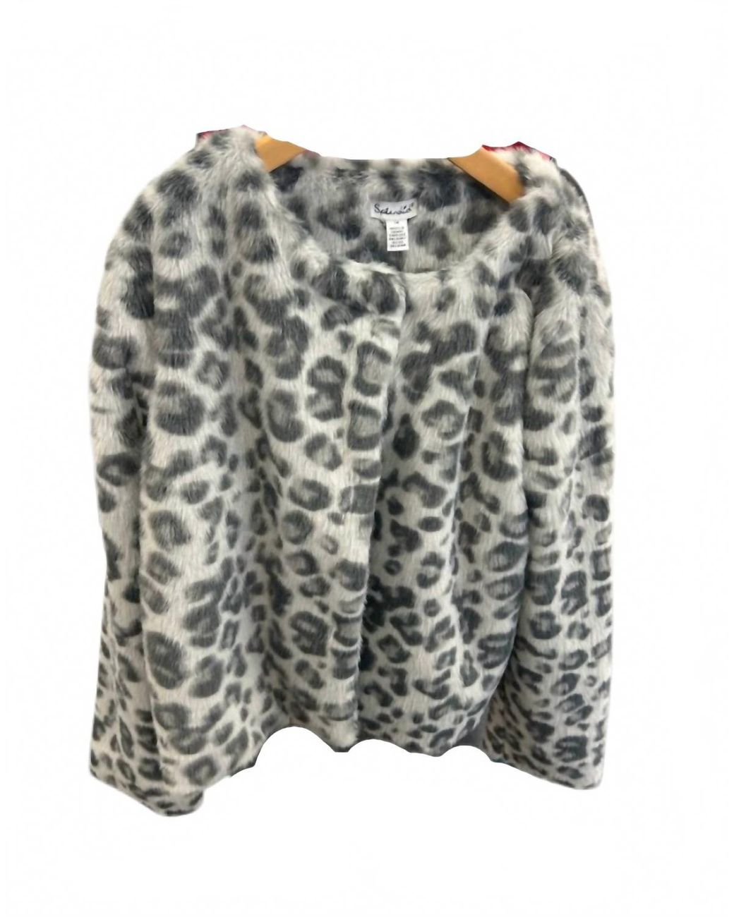 Splendid Gray Girl's Fur Jacket