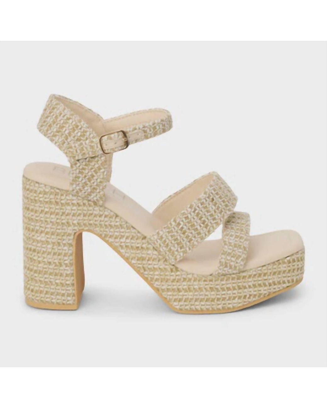 Matisse White Alessia Platform Heel