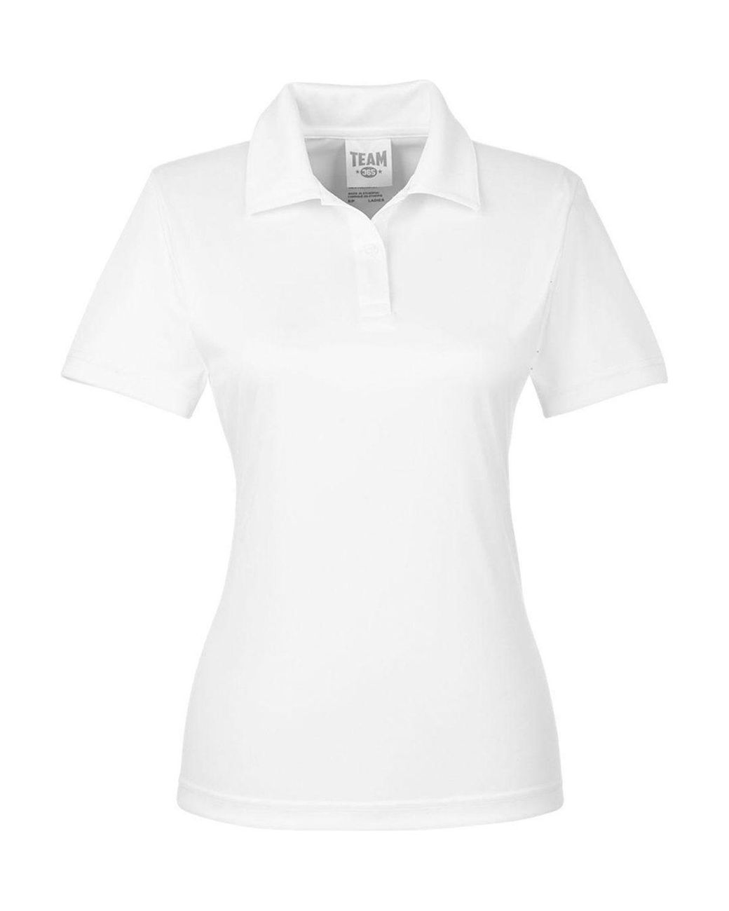 Team 365 White Zone Performance Polo