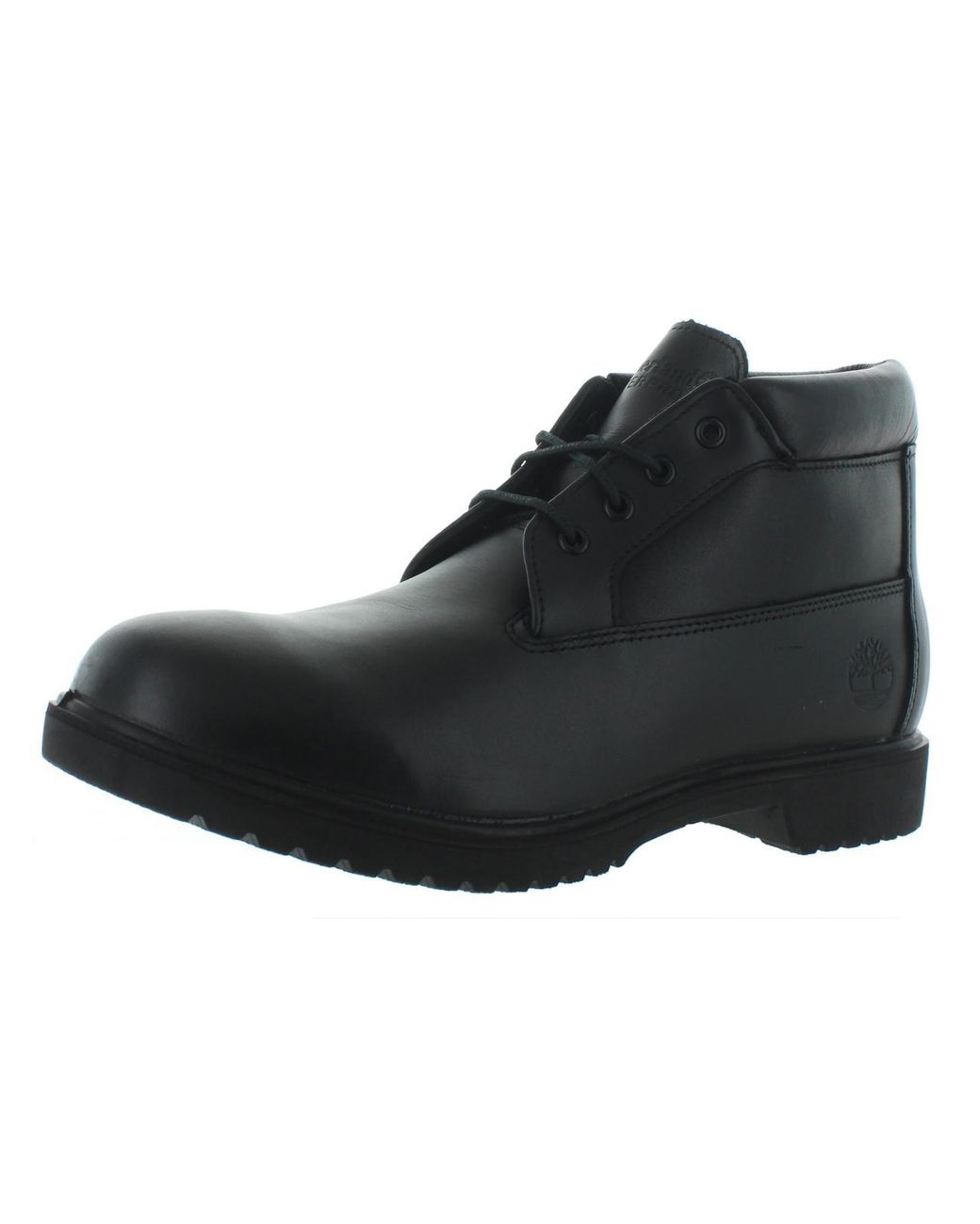 Timberland Newman Leather Cold Weather Chukka Boots in Black for Men | Lyst