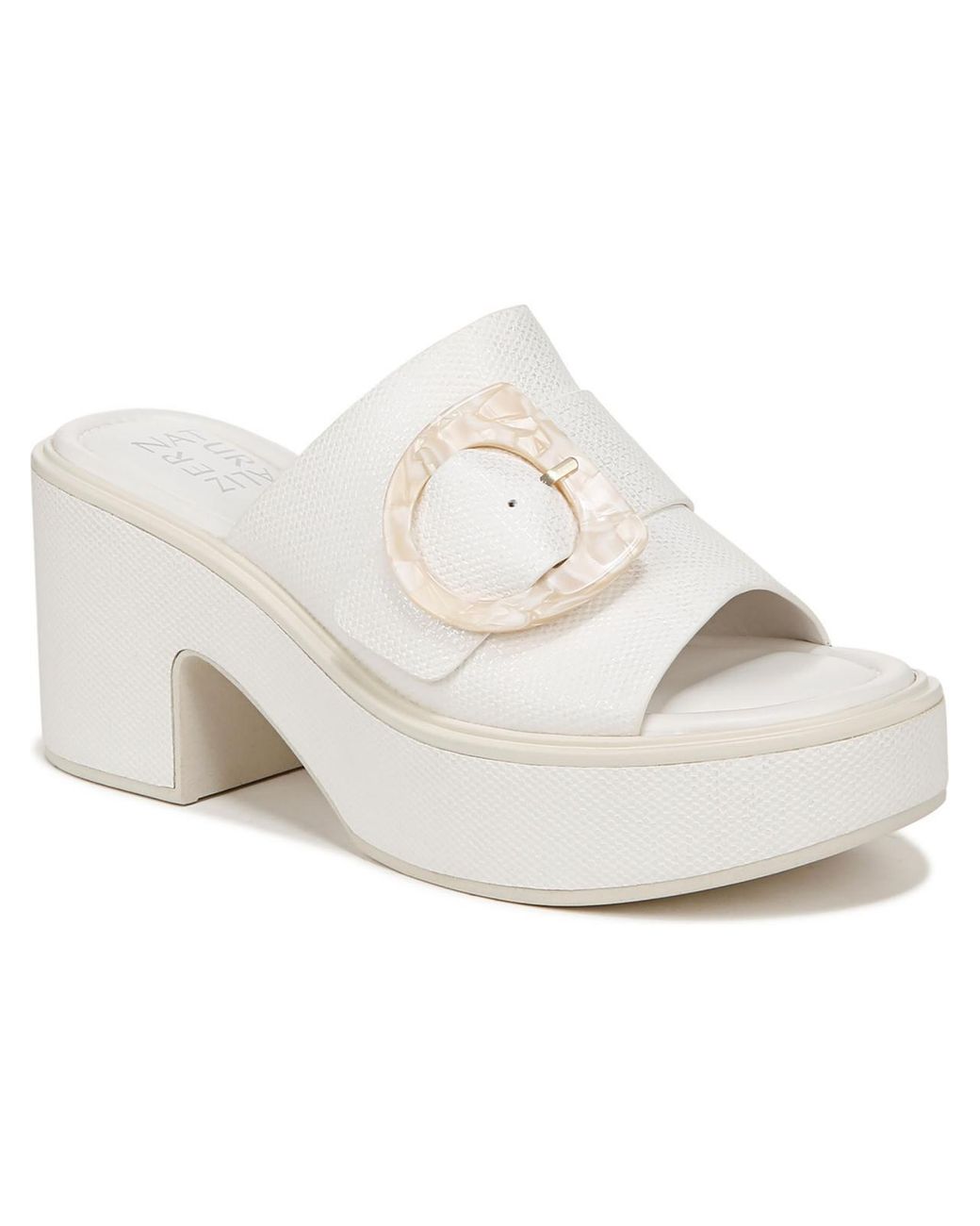 Naturalizer Clara Mule Sandals in White Lyst