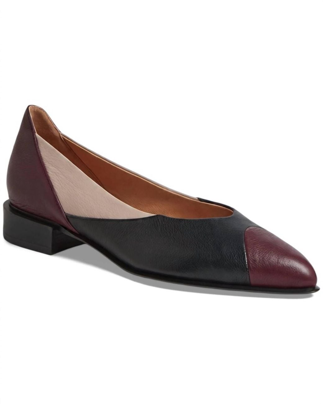 DJANGO & JULIETTE Brown Emberta Pointed Toe Flats