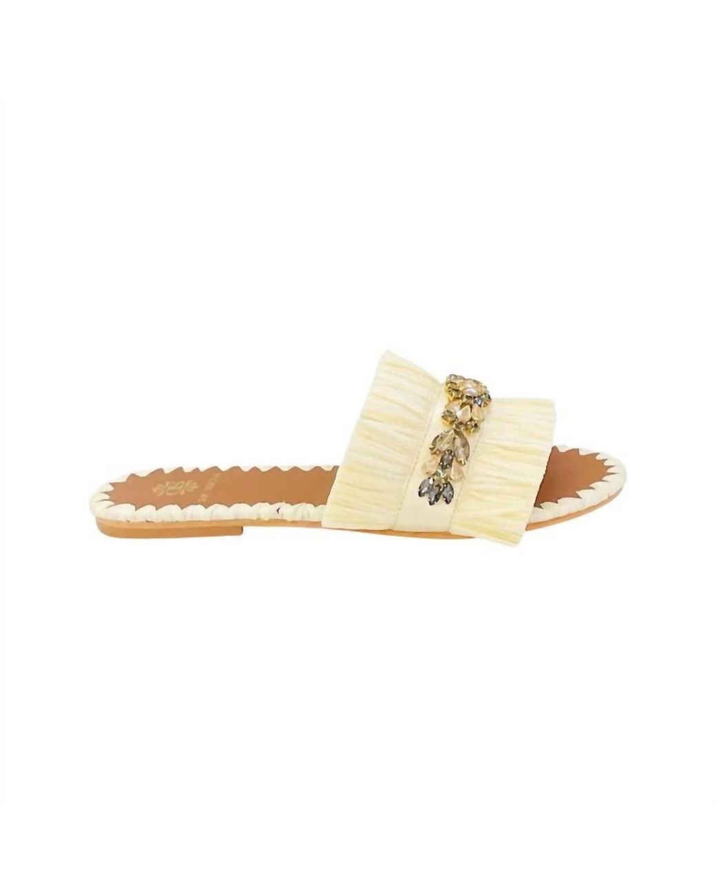De Siena Metallic Semira Raffia Sandal