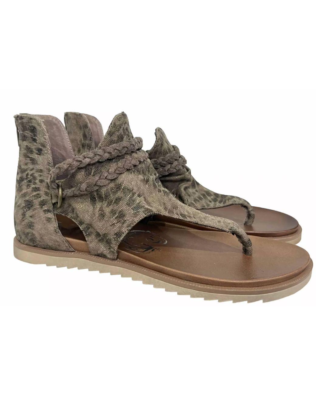 Very G Brown Sariah Gladiator Sandals