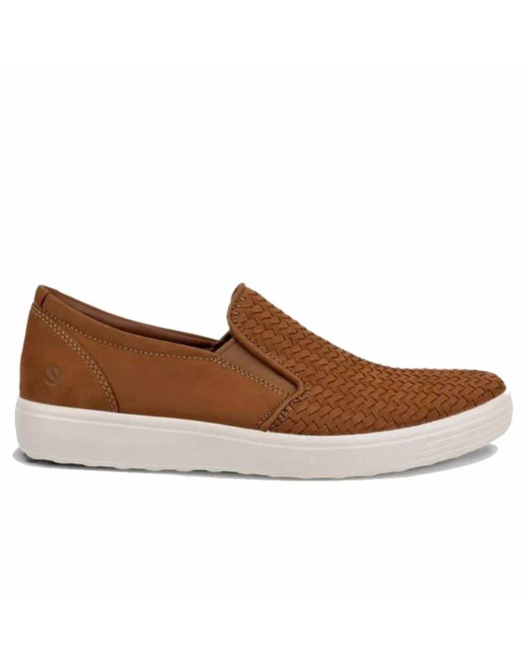 Ecco Brown Soft 7 Slip-On Sneaker for men