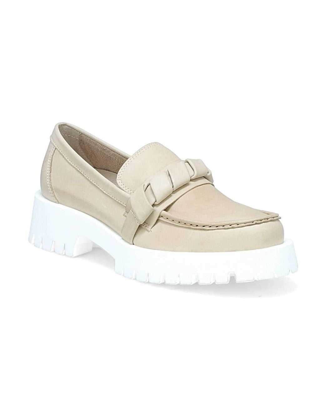 Miz Mooz White Vicky Loafer