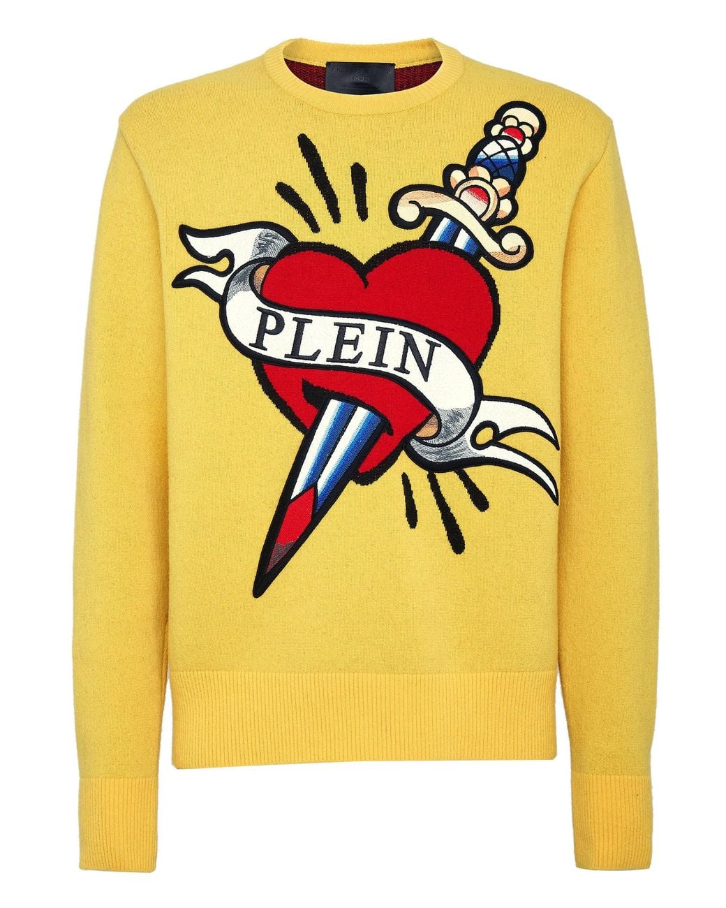 Philipp Plein Yellow Jumper for men