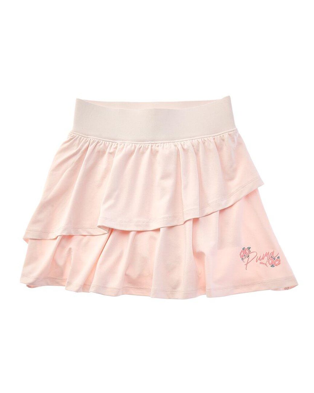 PUMA Pink Floral Pack Ruffle Skort