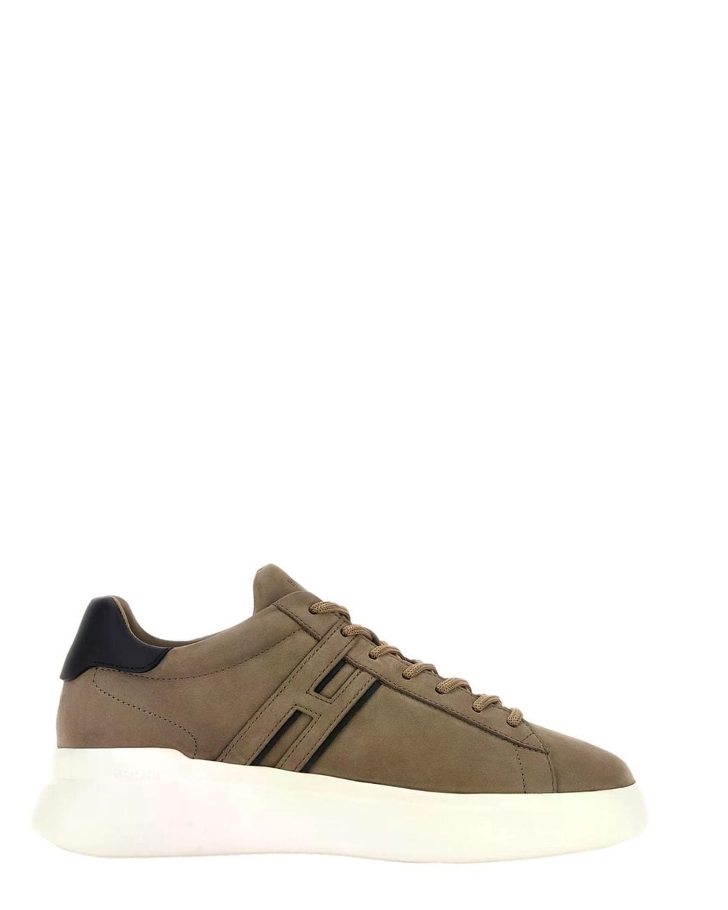 Hogan Green Matte Low-Top Sneakers for men