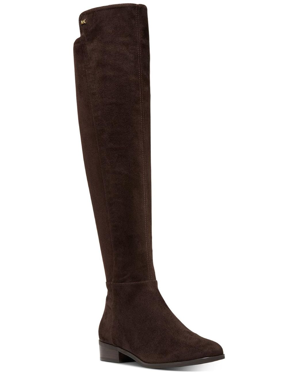 MICHAEL Michael Kors Bromley Faux Suede Knee-high Riding Boots in Brown ...