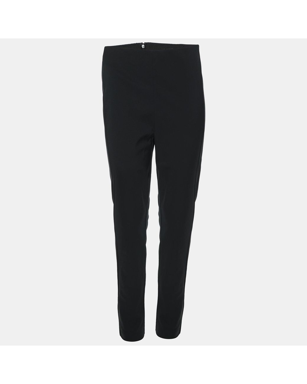 Theory Black Stretch Nylon Trouser