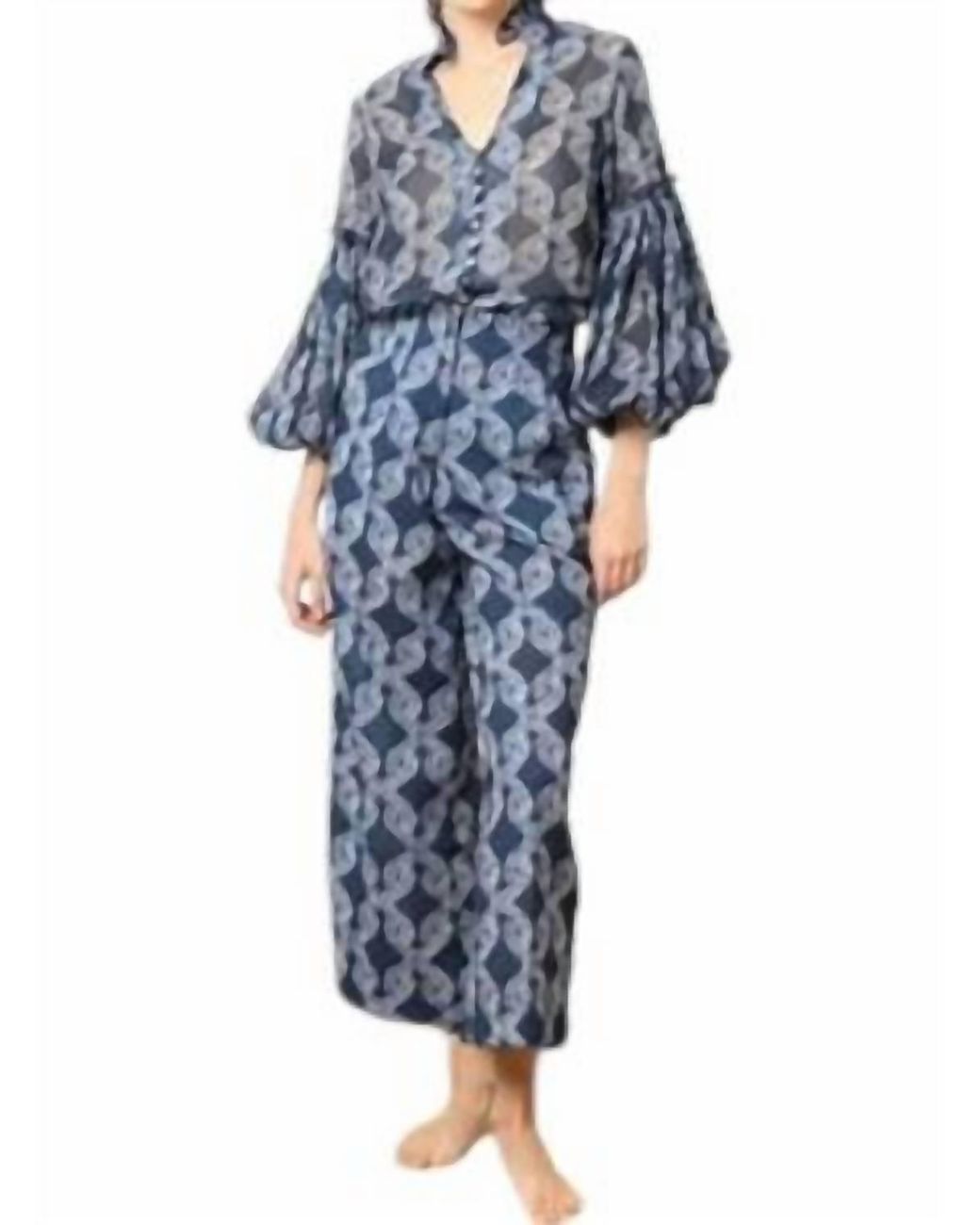 Kleid Blue Culotte Pants