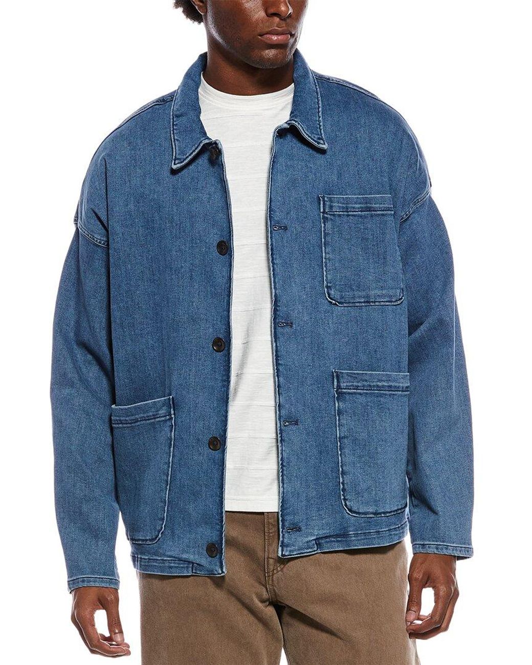 Rag & Bone Blue Chore Denim Jacket for men