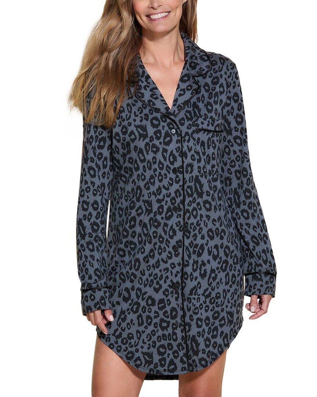 Cosabella Bella Print Nightshirt in Blue Lyst