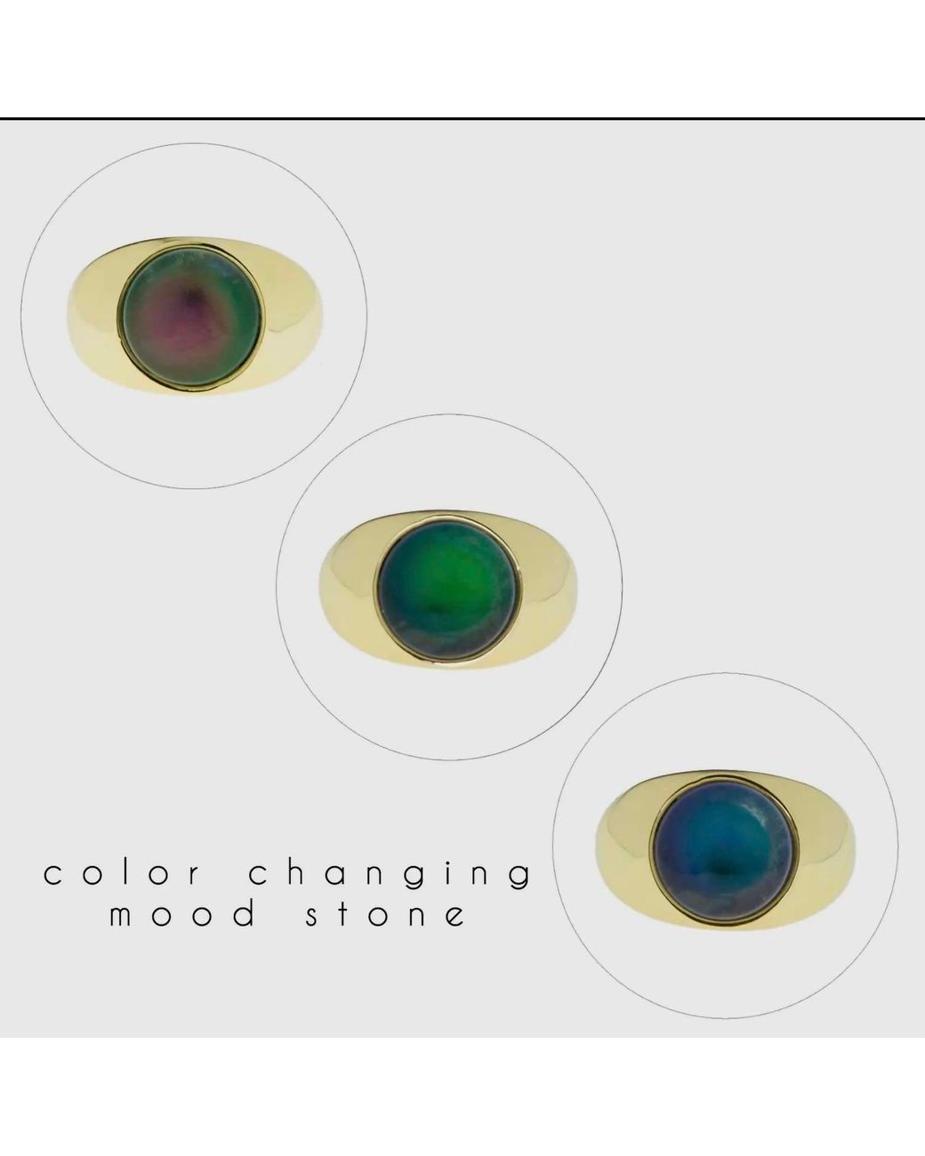 Marlyn Schiff Green Mood Ring