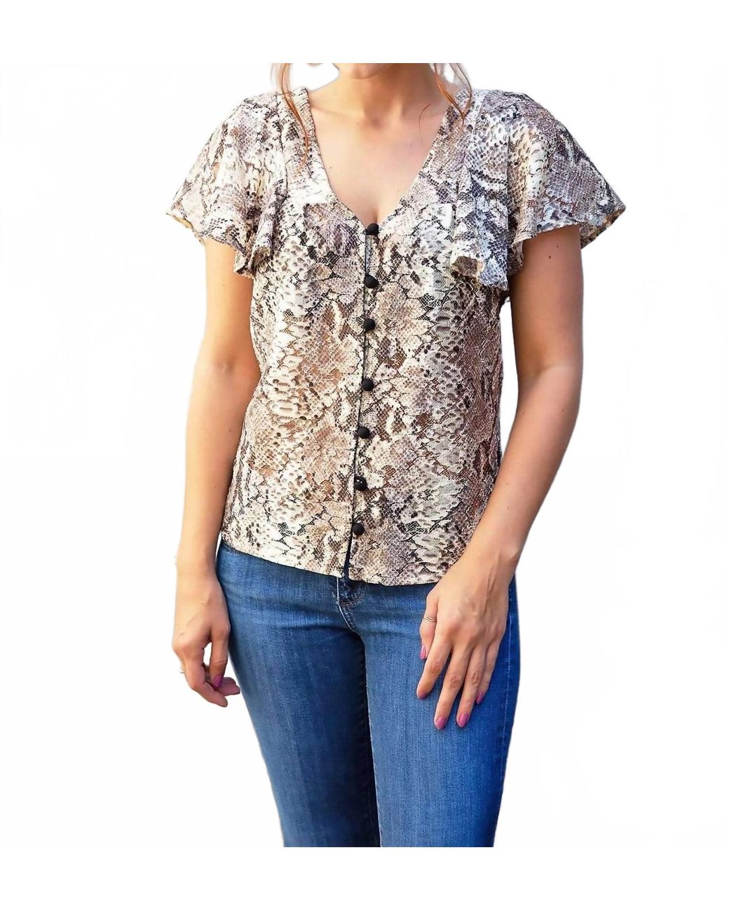 Eva Franco Blue Willow Blouse