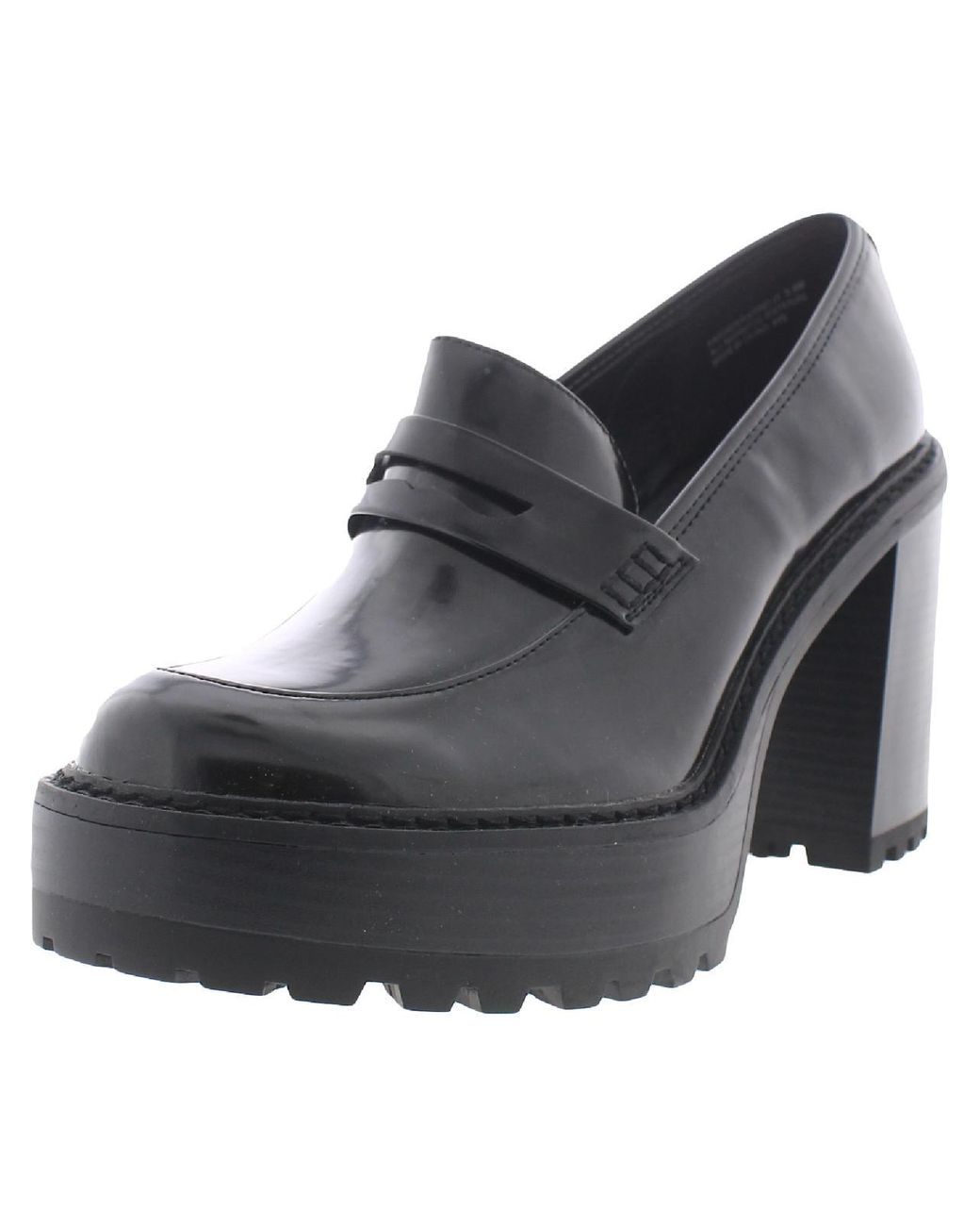 madden girl black slip on sneakers