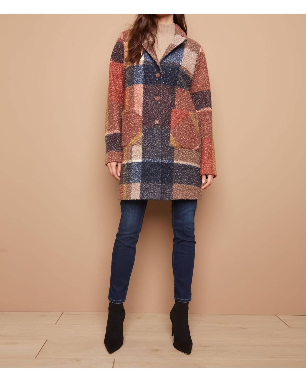 Charlie b plaid jacket Clearance