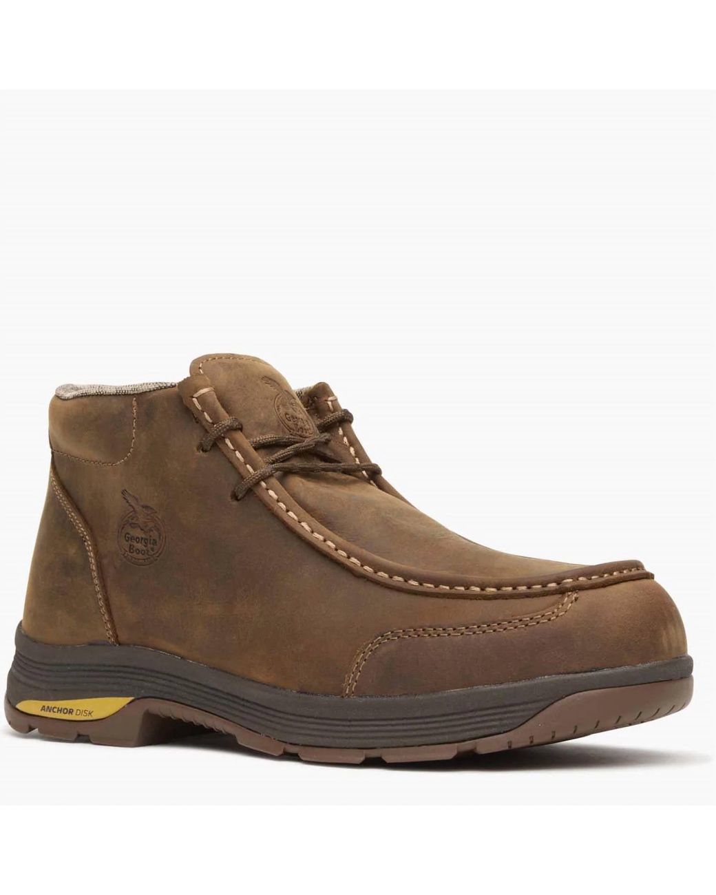 Georgia Boot Brown Driver's Mock Boot for men
