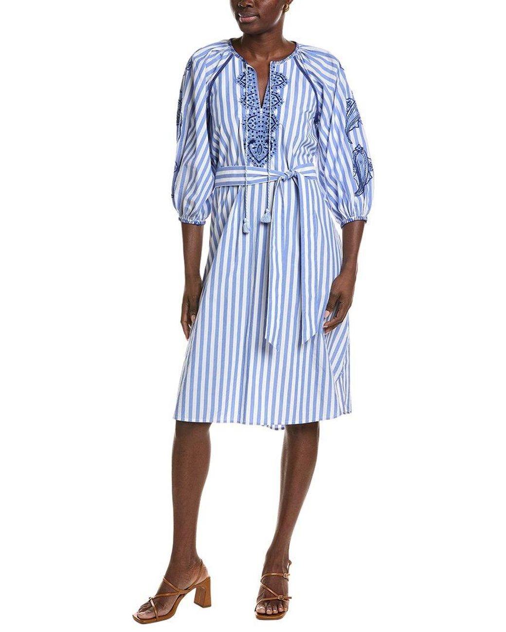 J.McLaughlin Blue Zelena Dress