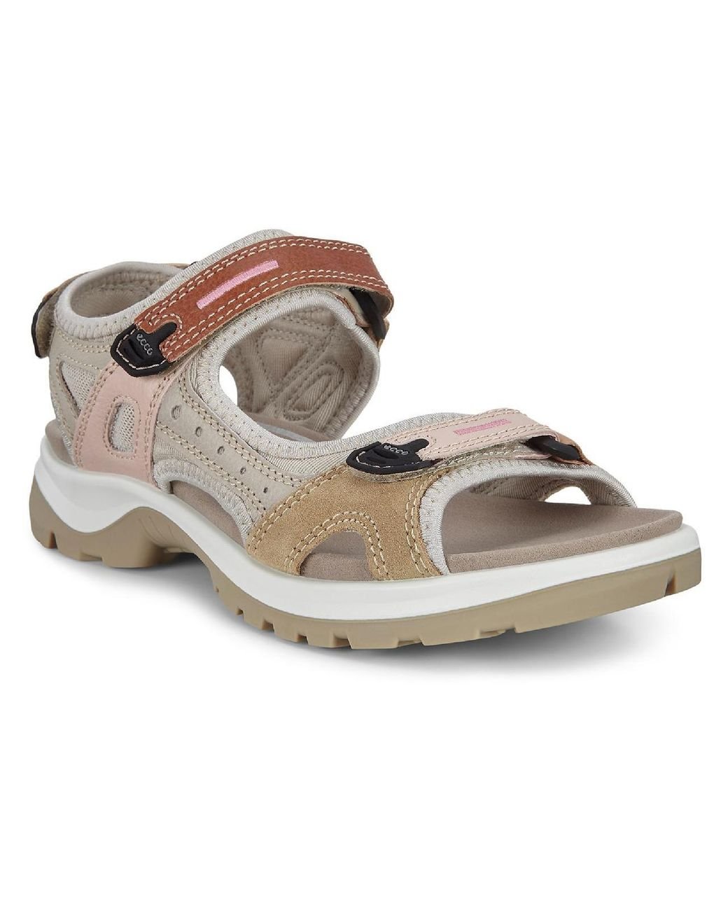 Ecco suede sandals sales