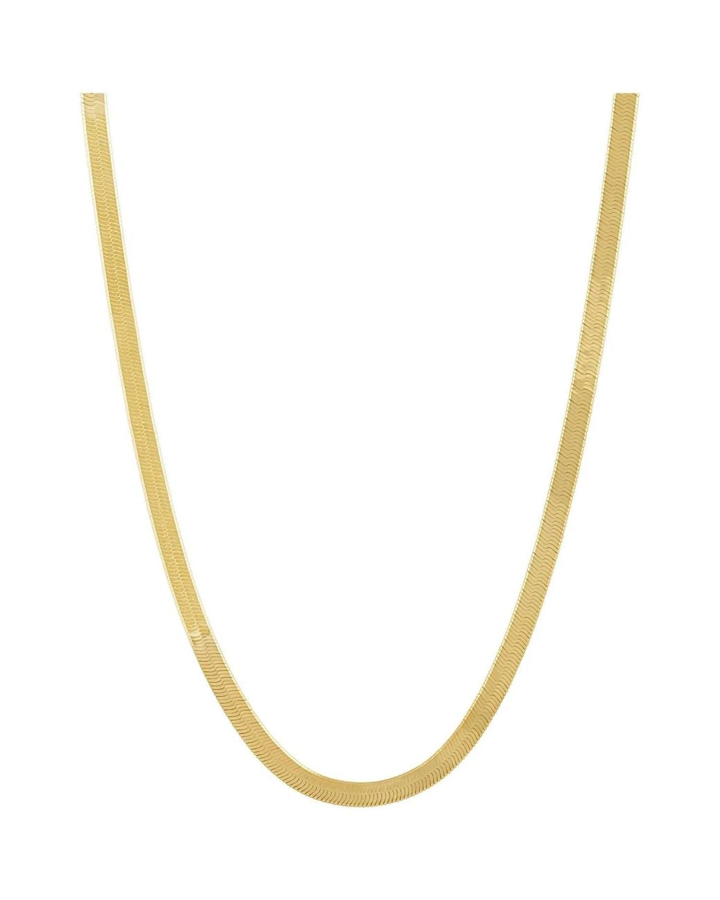 Snake Evolution Chain Sahara Snake Chain Necklace in Metallic | Lyst