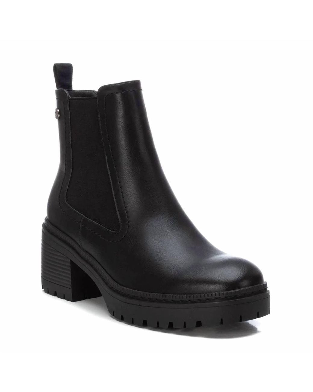 Xti Black Ankle Boots