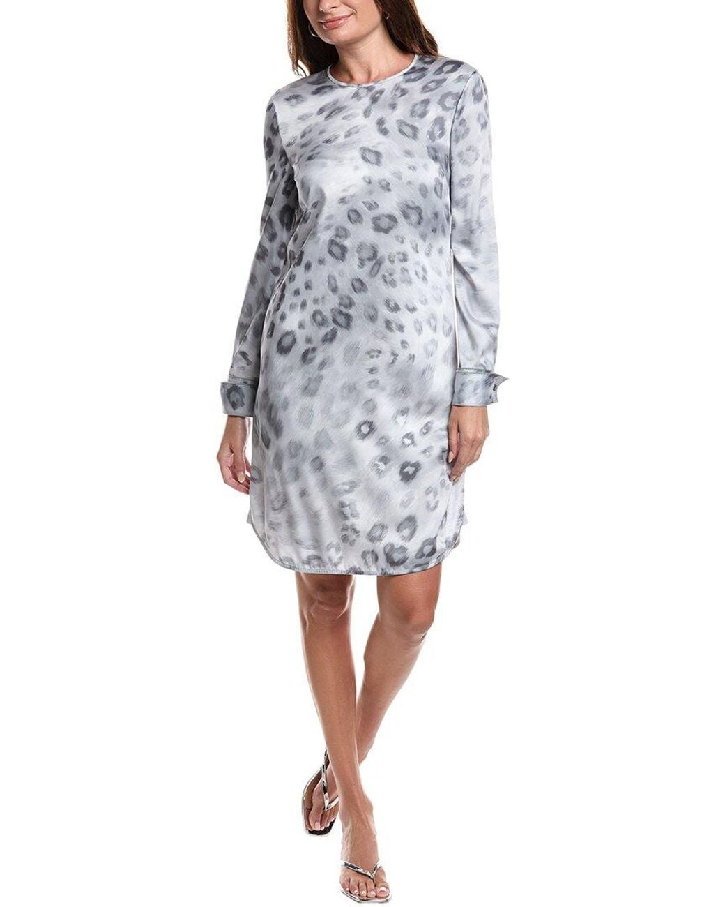 St. John Blue Printed Dress