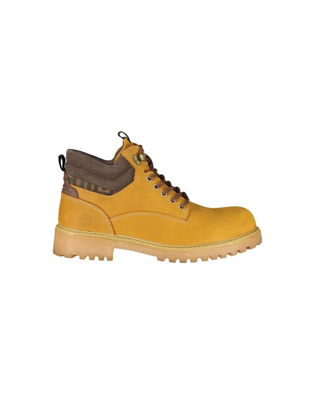 Lumberjack Yellow Leather Sneaker for men