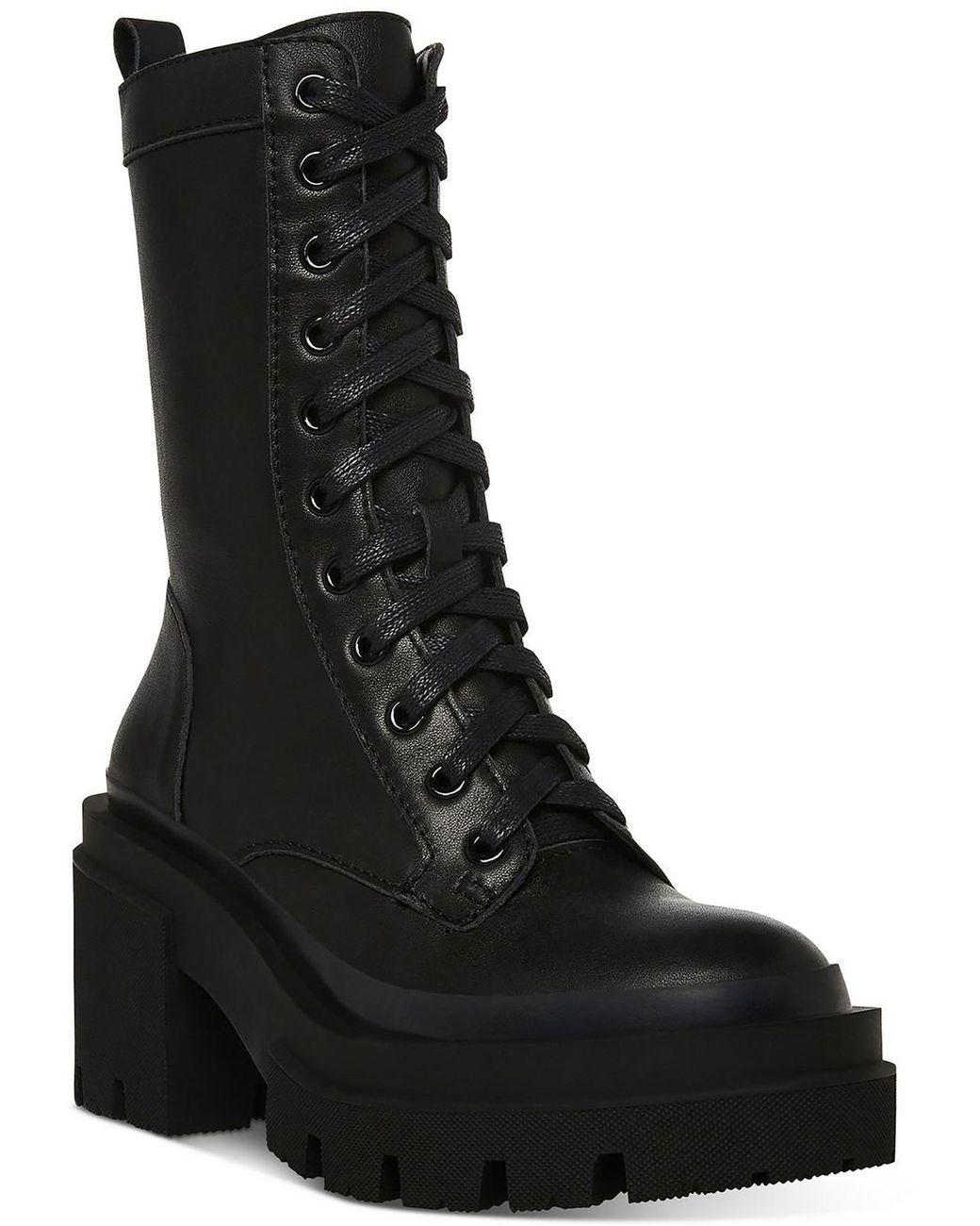 Steve madden heel combat deals boots