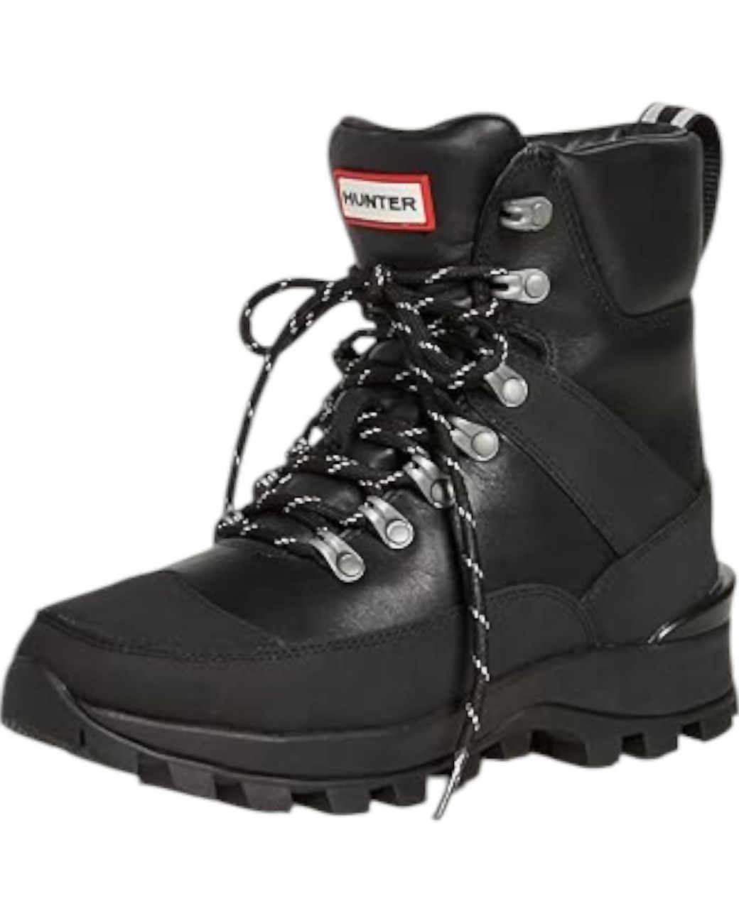 HUNTER Commando Boots in Black | Lyst