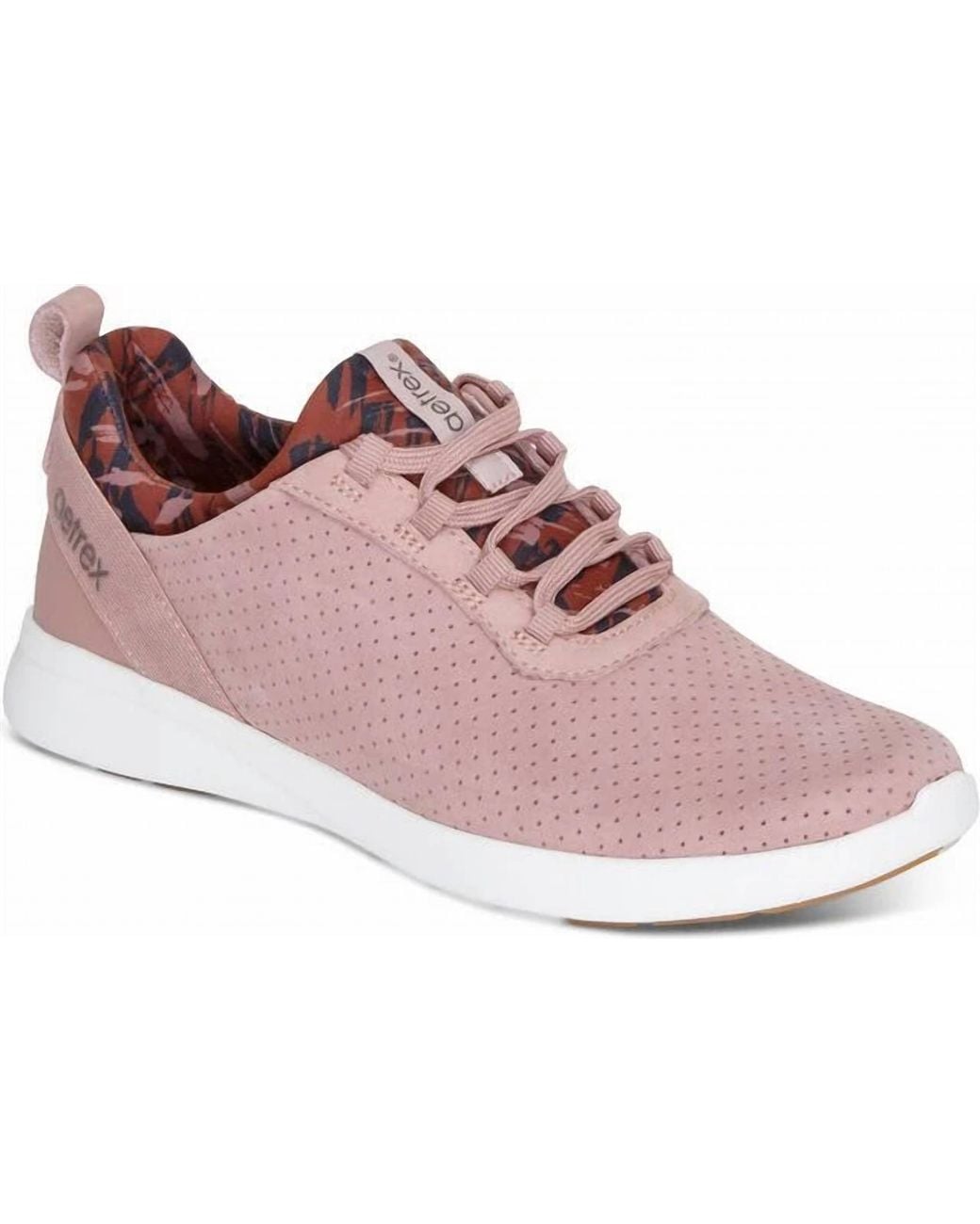Aetrex Pink Kora Arch Support Sneaker