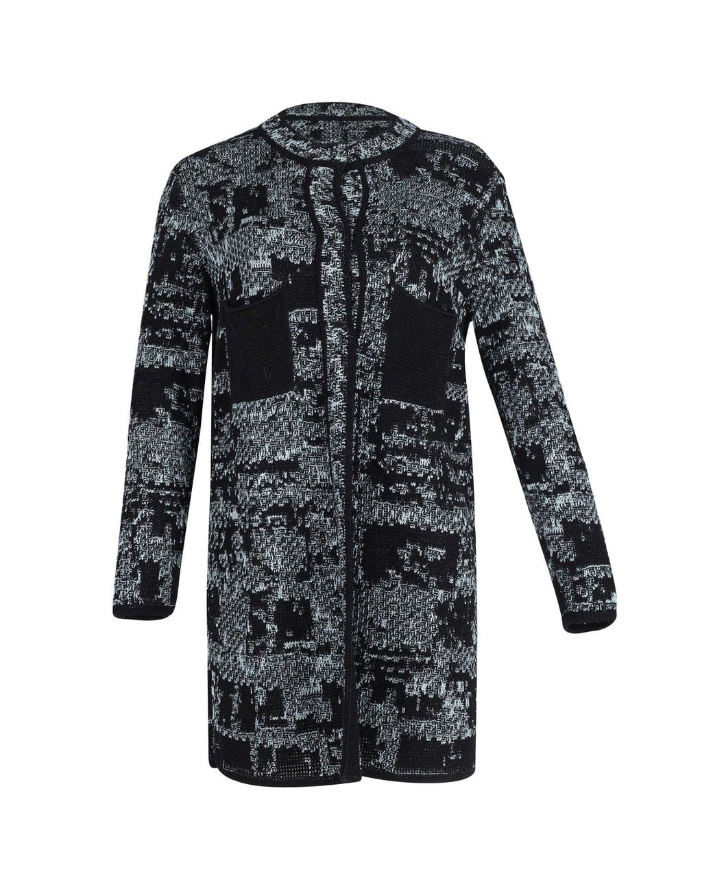 Missoni Black Knitted Midi Coat