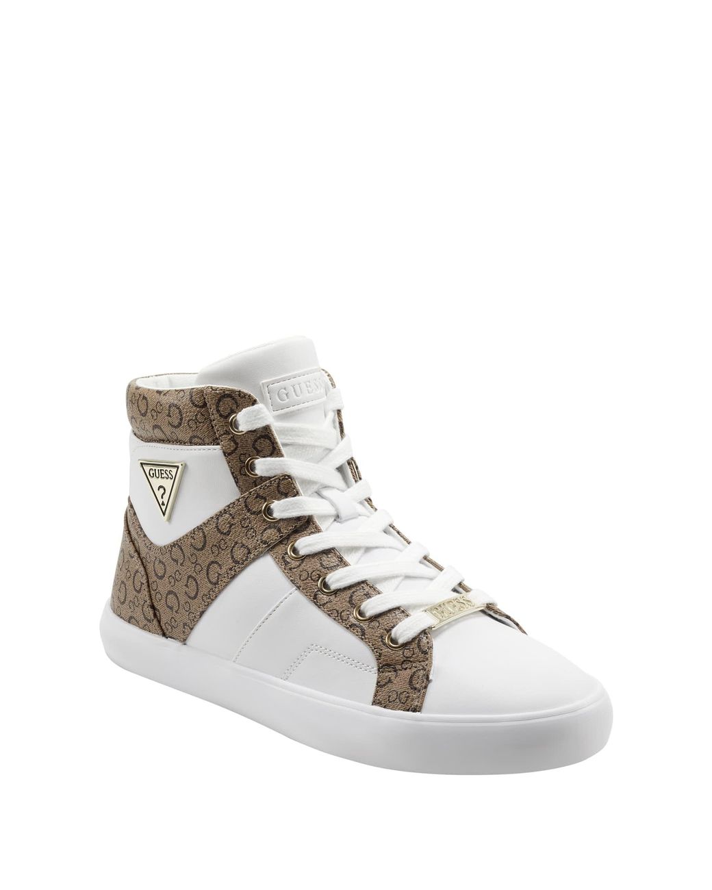 Guess Factory Mariam High-top Sneakers in White | Lyst