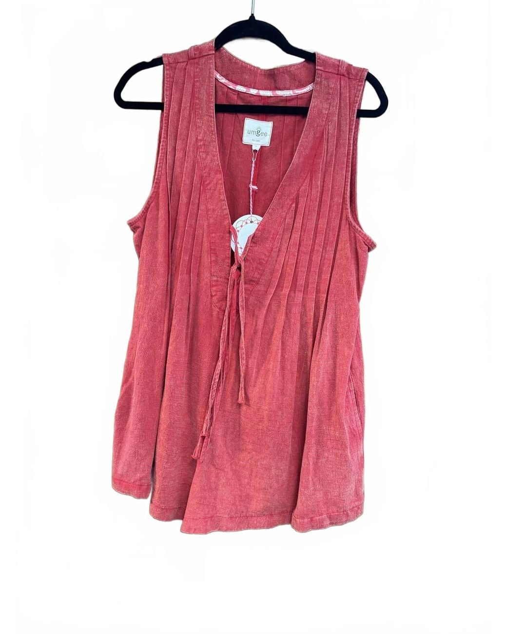 Umgee Pink Sleeveless Romper