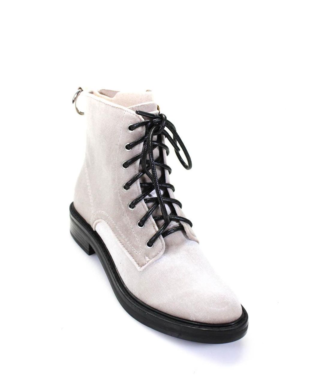 dolce vita white combat boots
