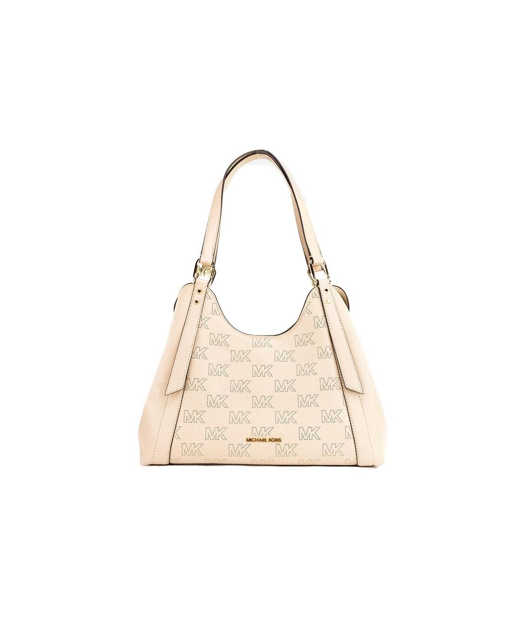 Michael Kors Charlotte Large Honeycomb Leather Top Zip Tote Handbag Women's  Purse - ShopStyle