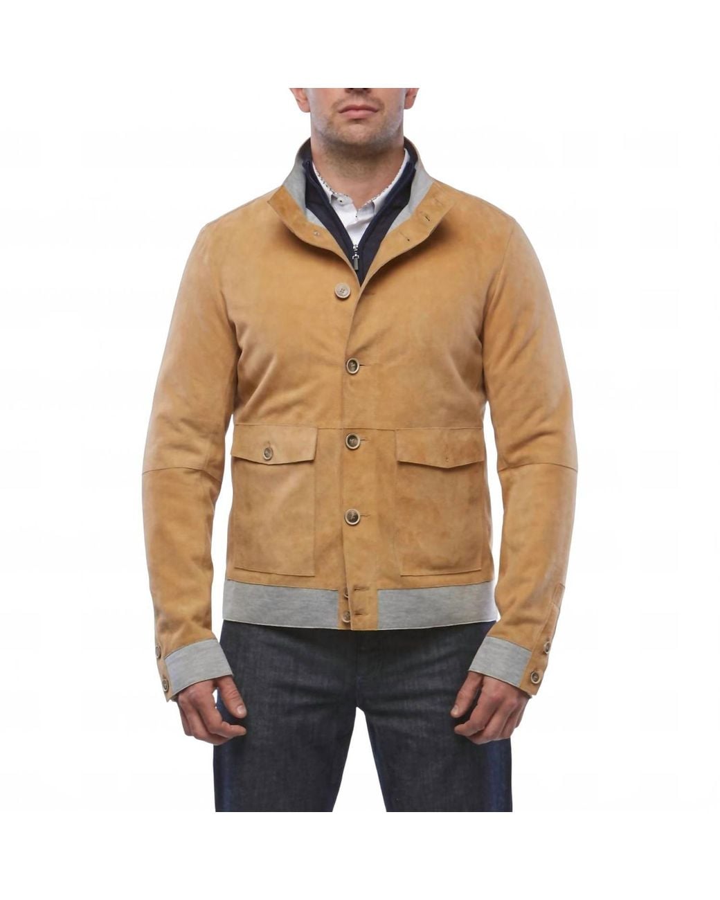 Lusso Beni Natural Julius Jacket for men