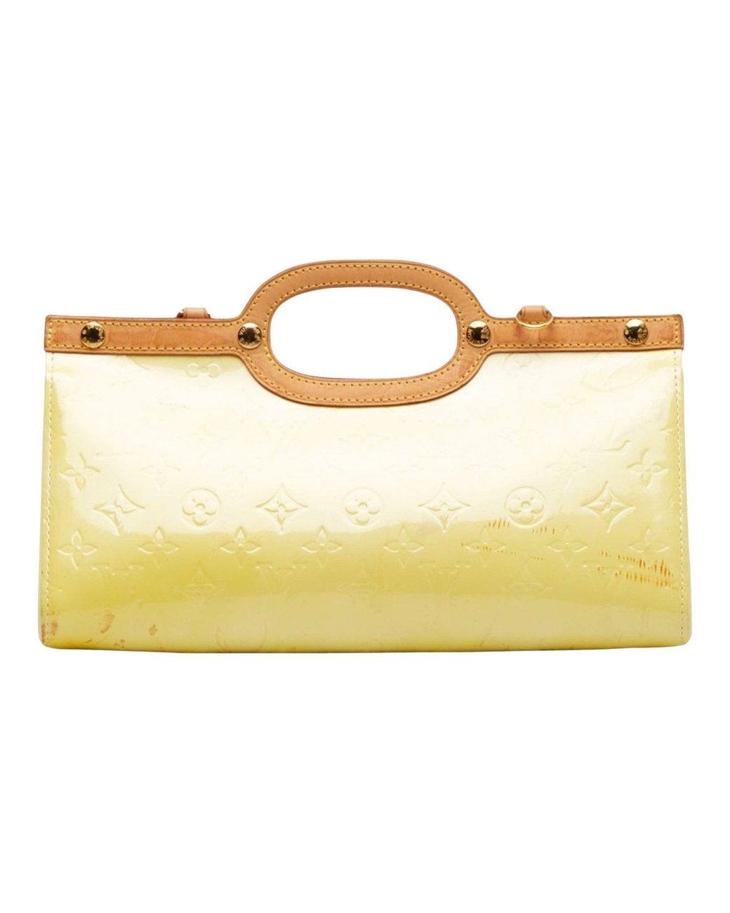 Rossmore patent leather handbag Louis Vuitton Orange in Patent