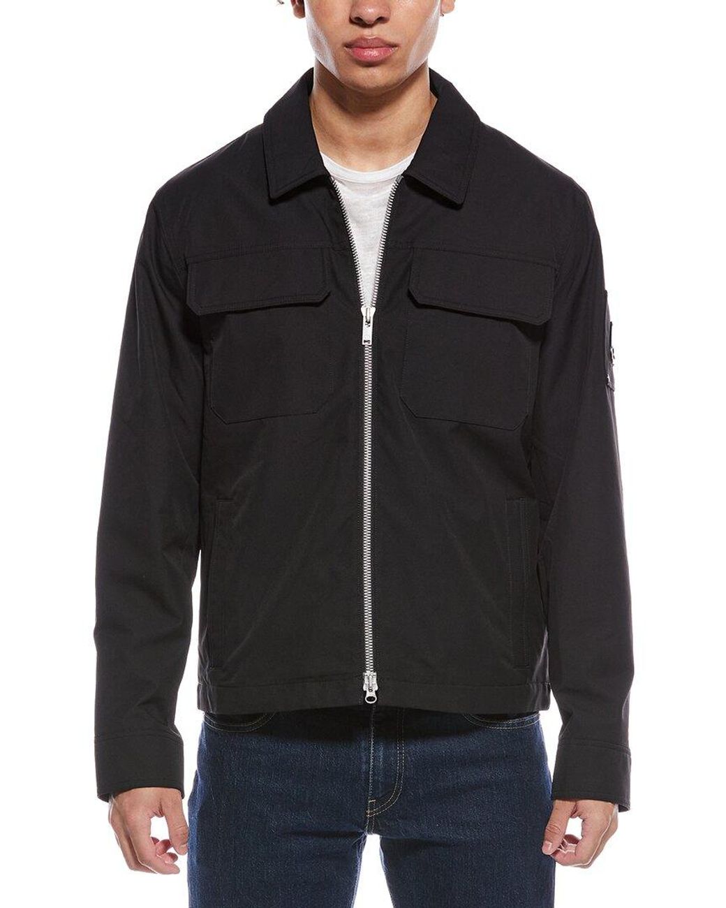 Moose Knuckles Black Jacques Shirt Jacket for men