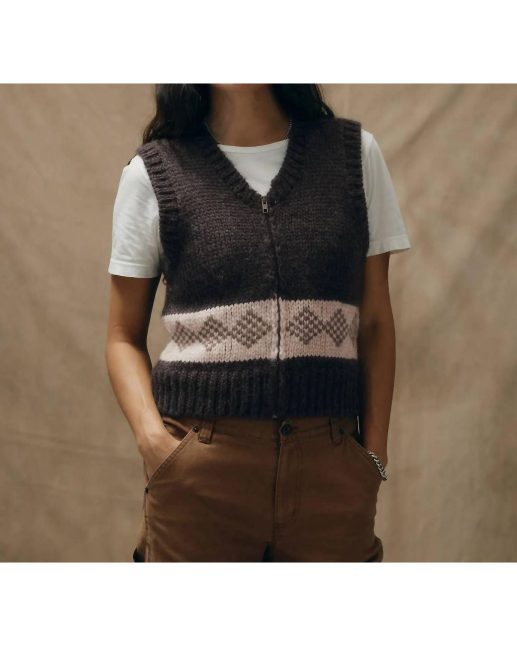 Filson Blue Wool Vest